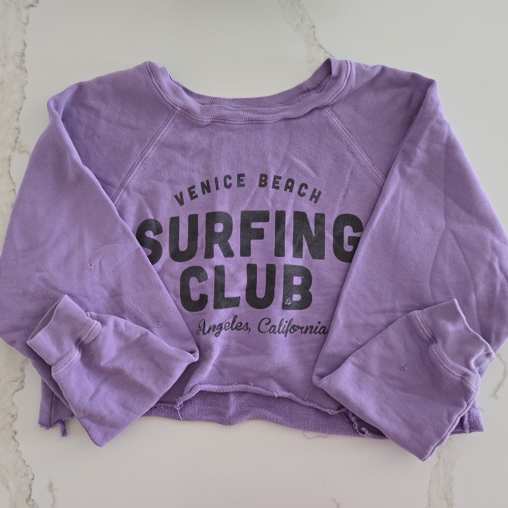 Retrobrand Cropped Venice Beach Sweatshirt